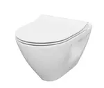 Cersanit Mille - Závěsné WC se sedátkem SoftClose, CleanOn, bílá S701-454