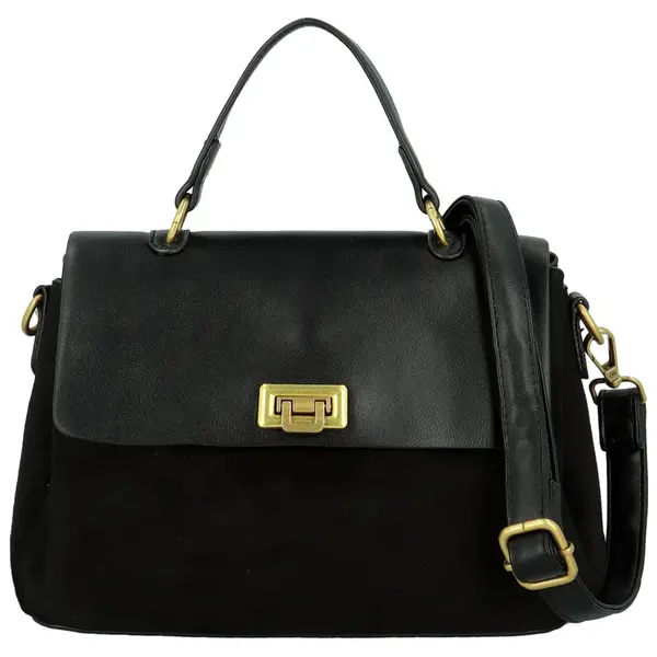 Dámska kabelka do ruky čierna - Paolo bags Tess