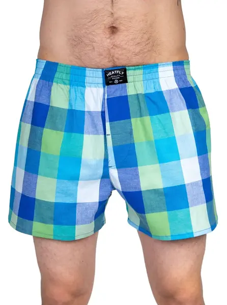 Meatfly pánské boxerky Doug Double Pack Navy Red / Green | Červená | Velikost M