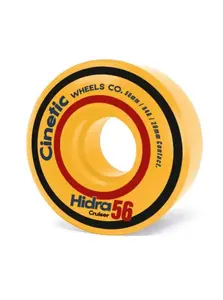 Cinetic kolečka Hydra 80a 56 mm x 34 mm | Žlutá | Velikost skate 80A