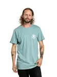 Meatfly pánské tričko Arrow Dusty Mint | Modrá | Velikost M | 100% bavlna
