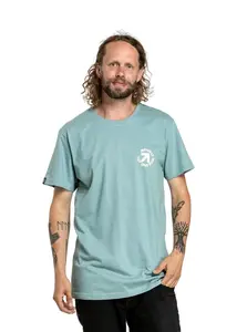 Meatfly pánské tričko Arrow Dusty Mint | Modrá | Velikost M | 100% bavlna