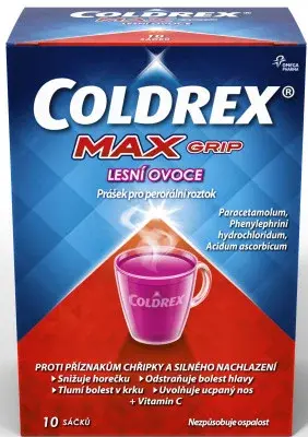 Coldrex MAXGrip Lesní ovoce por.plv.sol.10