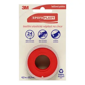 3M Spofaplast Náplast textilní elastická 4.2mx12.5mm