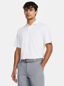 Pánské tričko Under Armour UA T2G Polo LB-WHT - Pánské