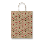 Dárková taška Sadoch Kraft Christmas - 160 x 80 x 210 mm