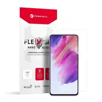Forcell Flexible Nano Glass hybridní sklo, Samsung Galaxy S21 FE, průhledné