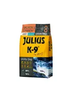 Julius K-9 Grain Free Adult Utility Dog - Salmon & Spinach 3 kg (311258)