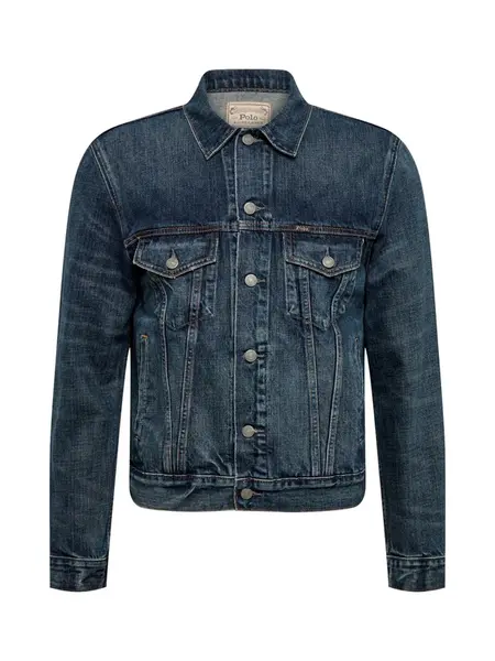 Polo Ralph Lauren Prechodná bunda  modrá denim