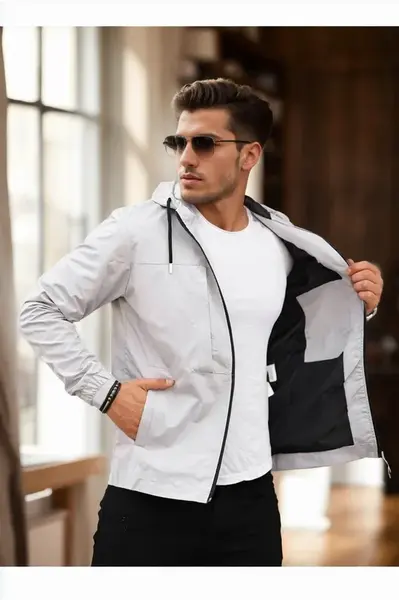 40788 Dewberry Mens Seasonal Coat-BEIGE