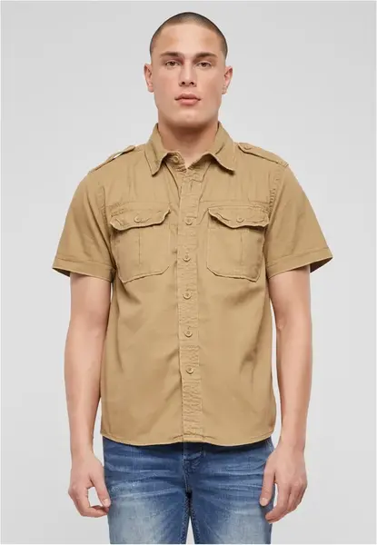 Vintage Short Sleeve Camel Shirt