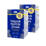 GS Vápník, hořčík, zinek, 2 × 130+10 tablet NAVÍC, dárkové balení 2025