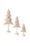 Ozdobný vánoční stromeček Boltze Arvore 33 / 22 / 43 cm 3-pack