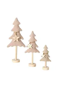 Ozdobný vánoční stromeček Boltze Arvore 33 / 22 / 43 cm 3-pack