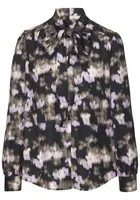 LASCANA Blúzka  mokka / svetlofialová / čierna / biela