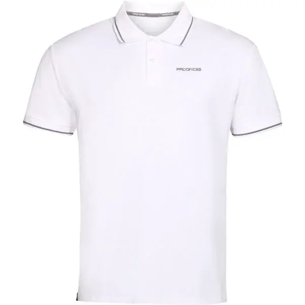 PROGRESS HOGAR Pánska bambusová polokošeľa, biela, veľkosť