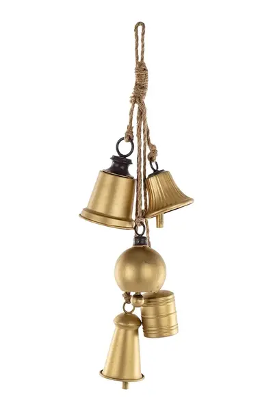 Závěsná dekorace 62 x 20 x 15 cm žlutá barva