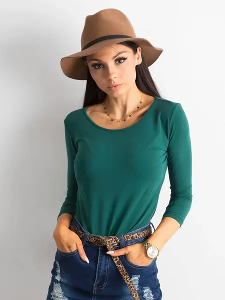 Blouse-RV-BZ-4690.68-dark green