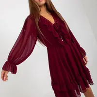Dress-TW-SK-BI-0761.92-burgundy