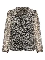 ONLY Blúzka 'Ditsy'  béžová / sivá / čierna