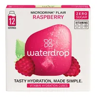 Waterdrop Raspberry malina, bezový květ, lipový květ 12 ks