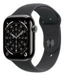 APPLE Watch 11 GPS + Cellular 46mm Břidlicově šedý titan s černým sportovním řemínkem- S/M