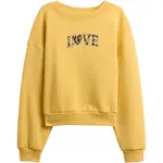 GAP V-NON LOGO WEDGE CREW Dievčenská mikina, žltá, veľkosť