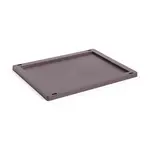 Víko krabice HAY Colour Crate M / 27 x 35 cm vínová barva