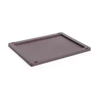 Víko krabice HAY Colour Crate M / 27 x 35 cm vínová barva