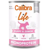 Calibra Dog Life konzerva Puppy & Junior Chicken with Rice 400 g | Konzerva pro psy