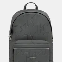 Batoh Karl Lagerfeld K/URBAN MONOGRAM pánský, šedá barva, velký, A3M30296