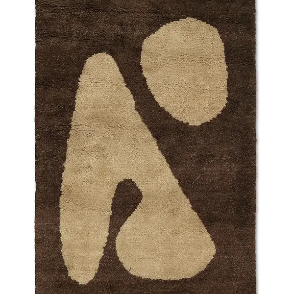 Vlněný koberec ferm LIVING Abstract Rug více barev