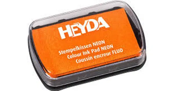 Razítkovací polštářek Neon - oranžový