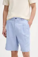 Lněné kraťasy United Colors of Benetton