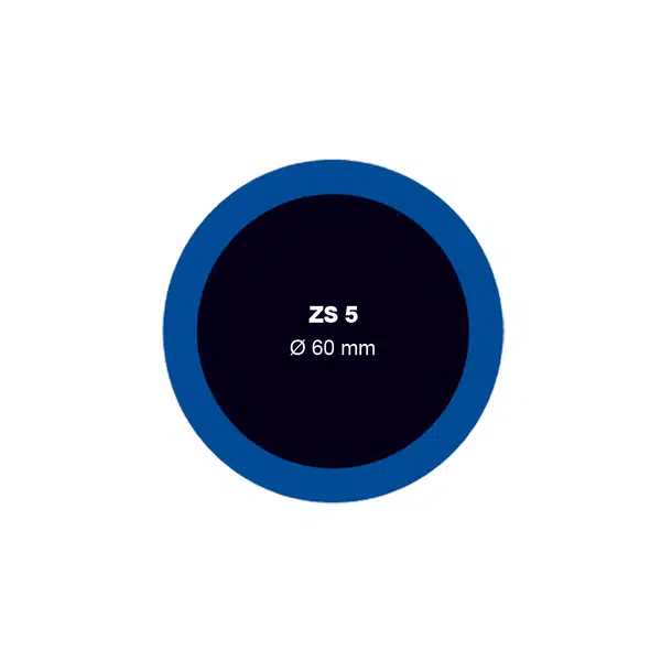 Záplata ZS 0 na opravu duší průměr 16 mm - 1 kus - Ferdus 1.14 Varianta: ZS 5 na opravu duší průměr 60 mm. 50 ks