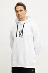 Mikina On Club pánská, bílá barva, s kapucí, s potiskem, 1ME10030069