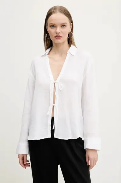 Bavlněná halenka Abercrombie & Fitch