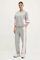 Tepláková souprava adidas LAZIDAY šedá barva, JD2670
