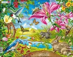 Puzzle Květy a včely