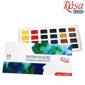 Sada studentských akvarelových barev Rosa 24ks