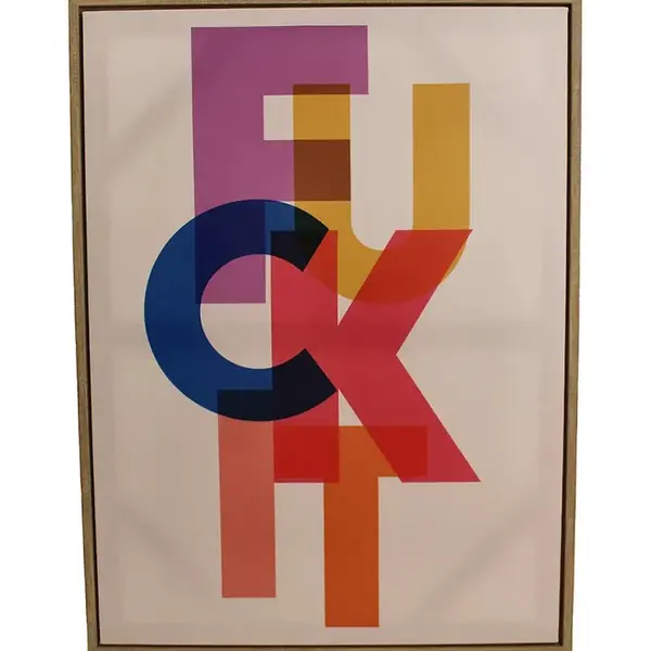 Nástěnná dekorace v rámu home & lifestyle