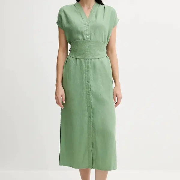 Lněné šaty Pedro del Hierro