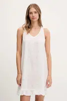 Noční košile United Colors of Benetton dámská, bílá barva, 4SHX3C008
