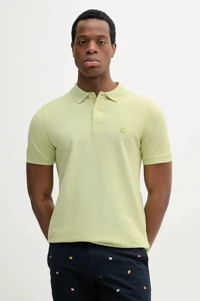Bavlněné polo tričko United Colors of Benetton