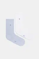 Ponožky Tommy Hilfiger 2-pack dámské, modrá barva, 371221109