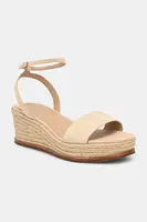 Semišové sandály Lauren Ralph Lauren Leona béžová barva, 802920421010