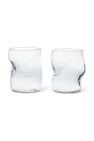 Sklenka ferm LIVING 2-pack průhledná barva