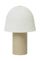 Bezdrátová stolní LED lampa ferm LIVING Frill béžová barva
