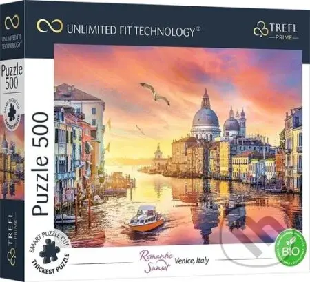 UFT Romantic Sunset Benátky, Itálie - puzzle z kategorie Města a stavby