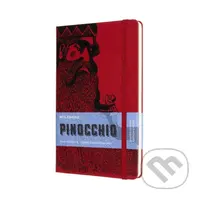 Moleskine - zápisník Pinocchio - Mangiafoco (červený)